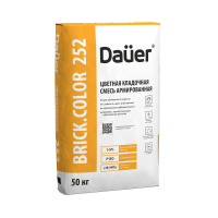 Цветная кладочная смесь армированная Dauer BRICK.COLOR 252 вишневая 50 кг